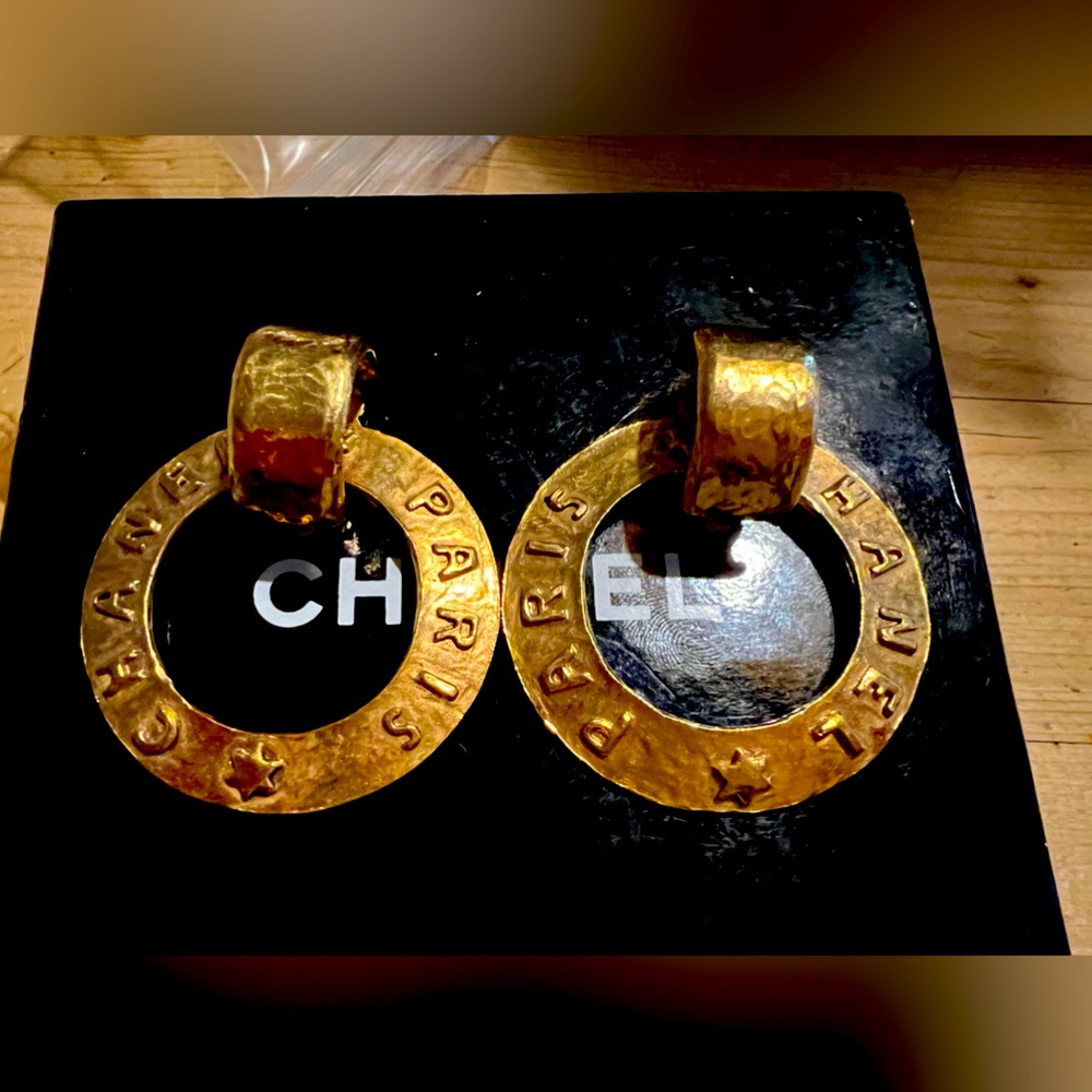 Vintage Chanel Statement Runway Earrings